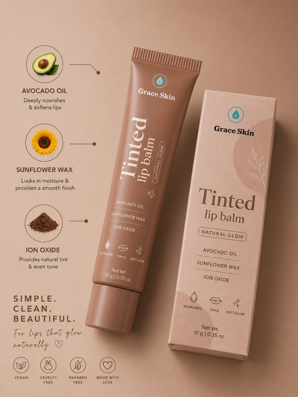 Lip Care Trio — three lip balms